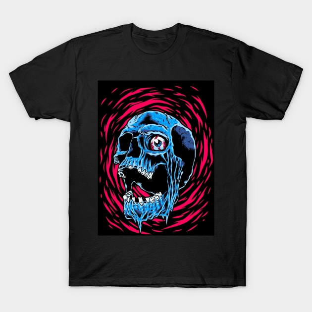 Melted Skull T-Shirt by nikovega21